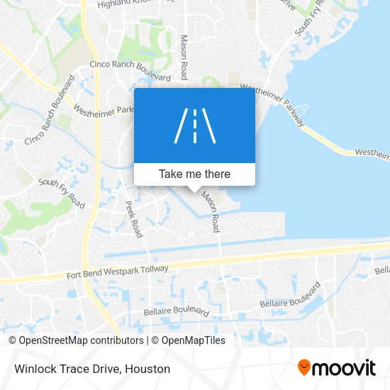 Winlock Trace Drive map