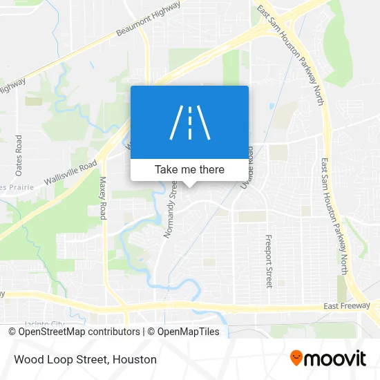 Wood Loop Street map