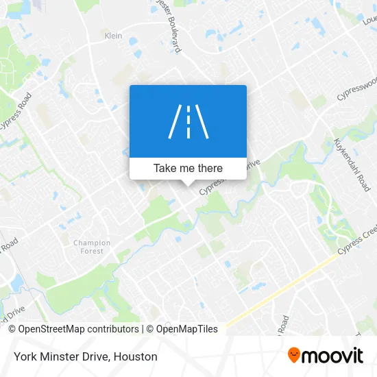 York Minster Drive map