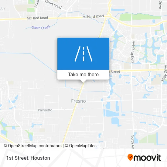 1st Street map