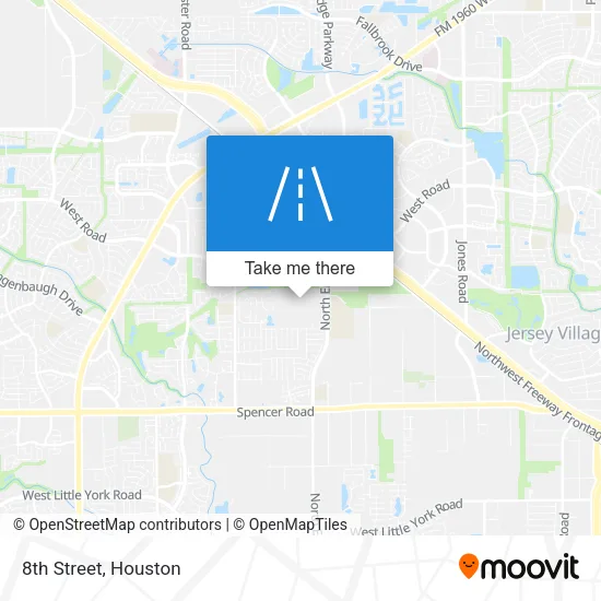8th Street map
