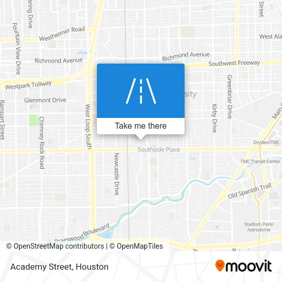 Academy Street map