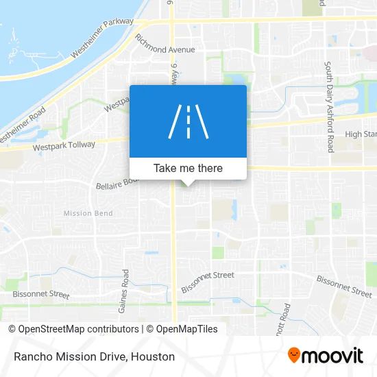 Rancho Mission Drive map