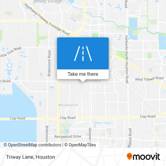 Triway Lane map