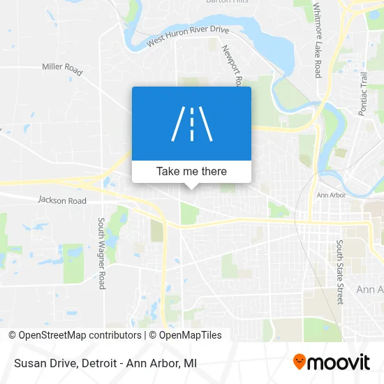 Susan Drive map