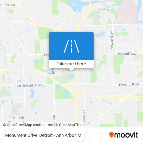 Monument Drive map