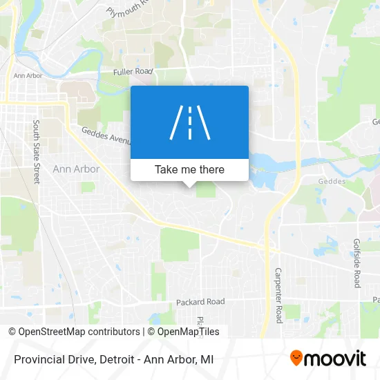 Provincial Drive map