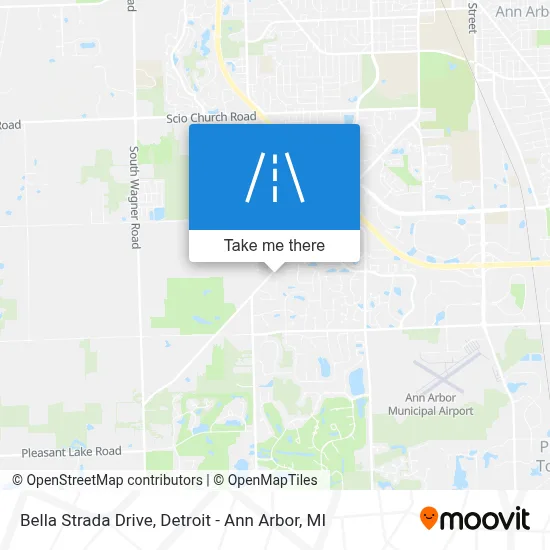 Bella Strada Drive map