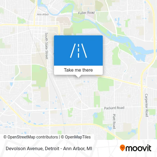 Devolson Avenue map