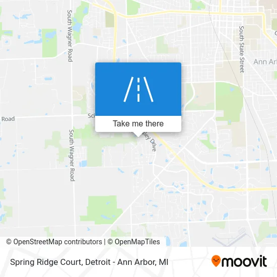 Spring Ridge Court map