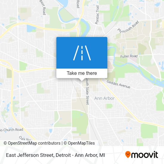 Mapa de East Jefferson Street