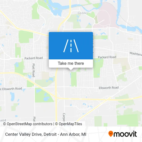 Center Valley Drive map