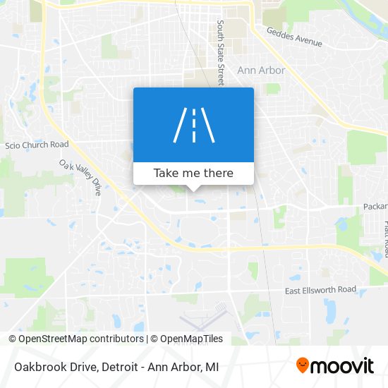 Oakbrook Drive map