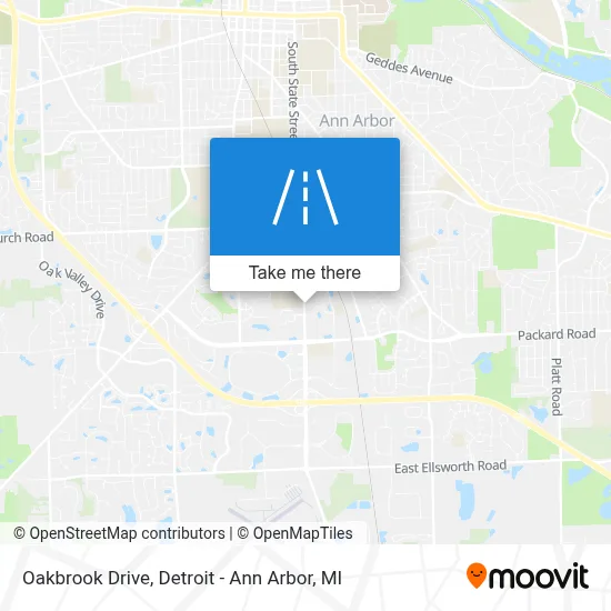 Oakbrook Drive map