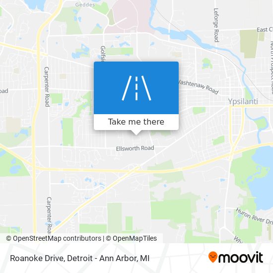 Roanoke Drive map