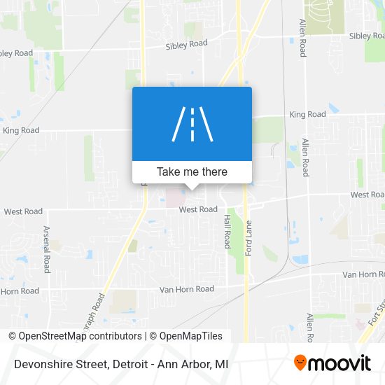 Devonshire Street map