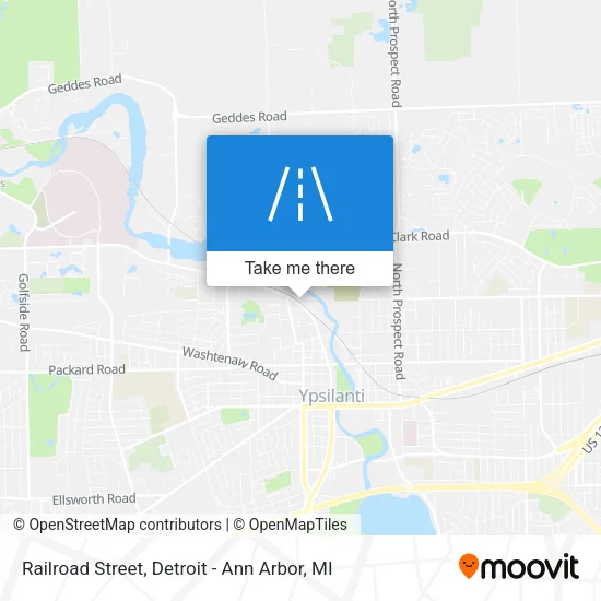 Mapa de Railroad Street