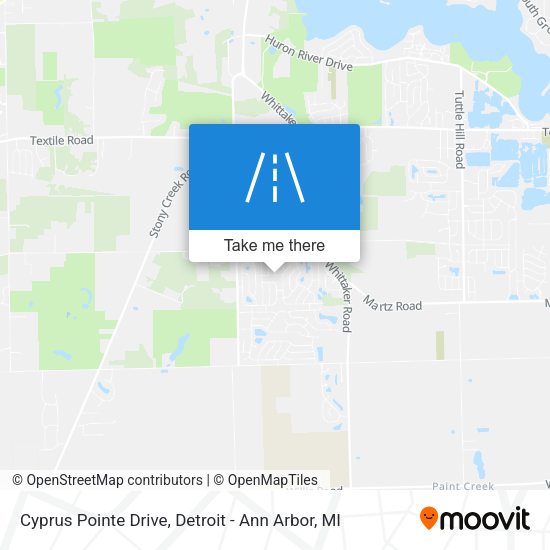 Mapa de Cyprus Pointe Drive