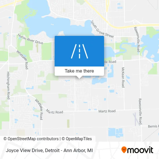 Joyce View Drive map