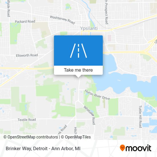 Mapa de Brinker Way