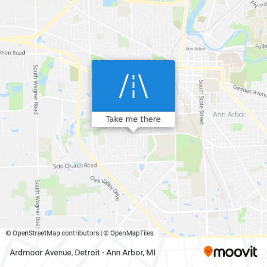 Mapa de Ardmoor Avenue