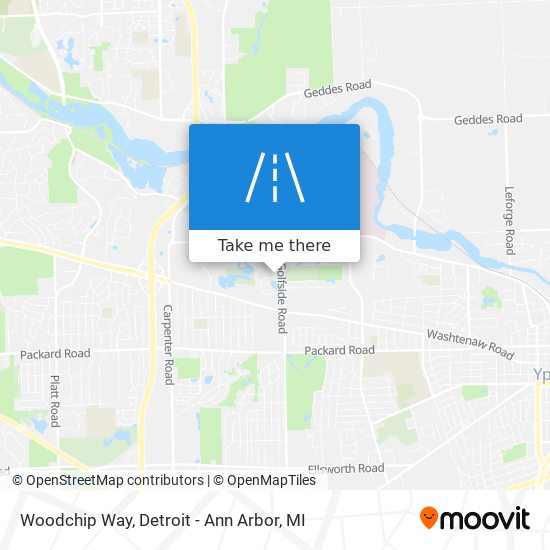 Woodchip Way map