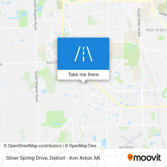 Silver Spring Drive map