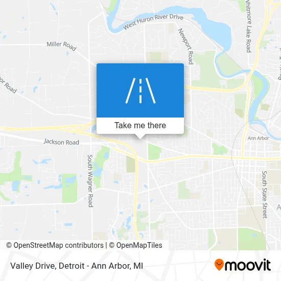 Valley Drive map