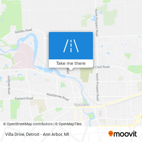 Villa Drive map