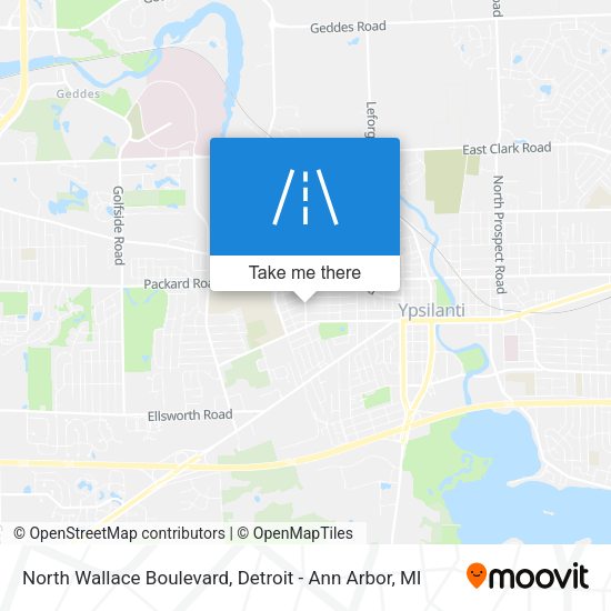 North Wallace Boulevard map
