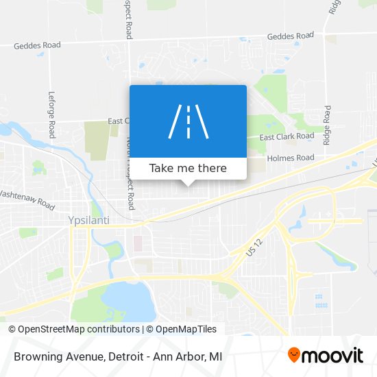 Mapa de Browning Avenue