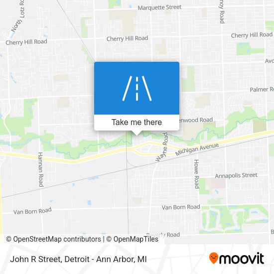 Mapa de John R Street