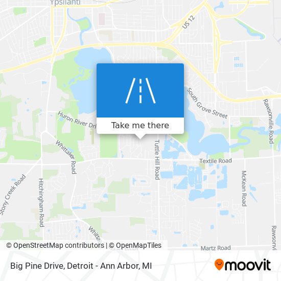 Mapa de Big Pine Drive