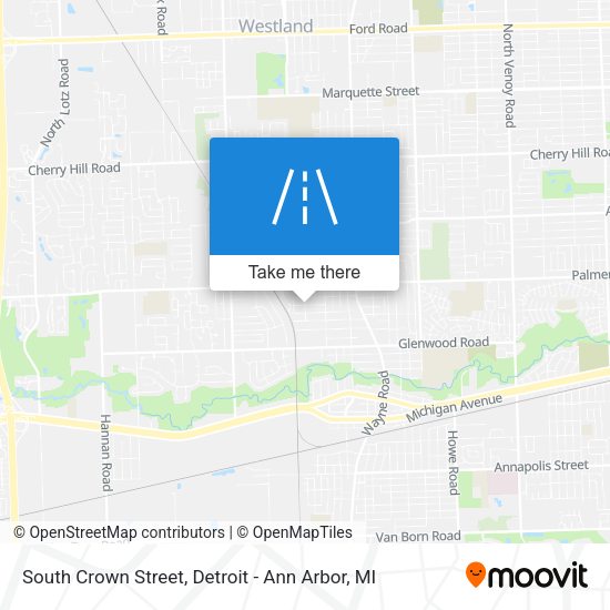 Mapa de South Crown Street