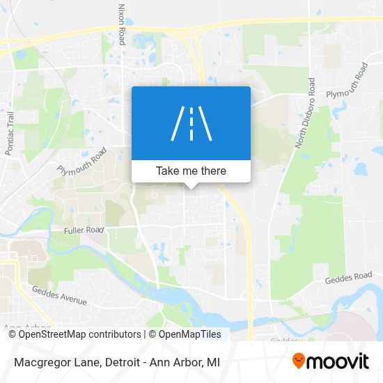 Macgregor Lane map