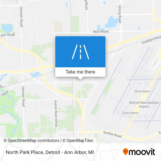 Mapa de North Park Place