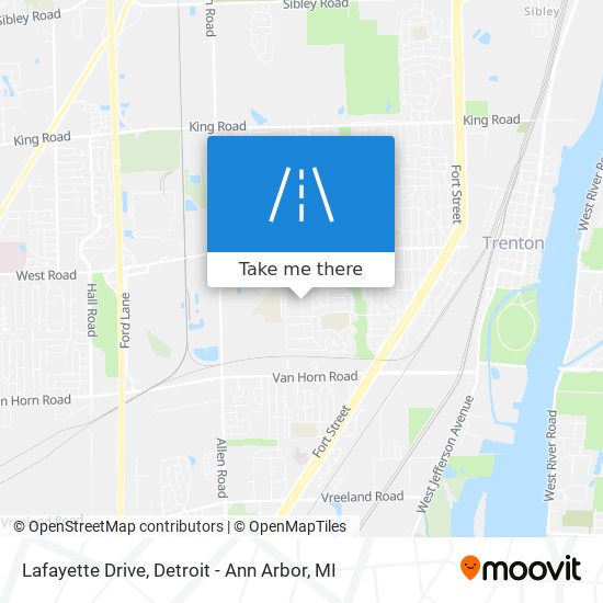 Mapa de Lafayette Drive