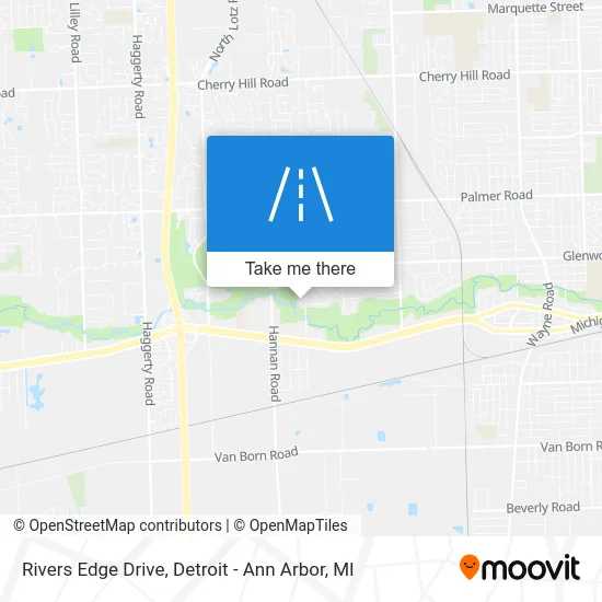 Rivers Edge Drive map