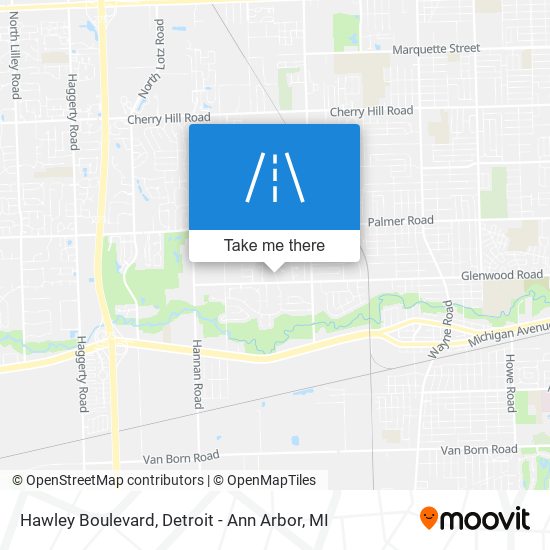 Mapa de Hawley Boulevard