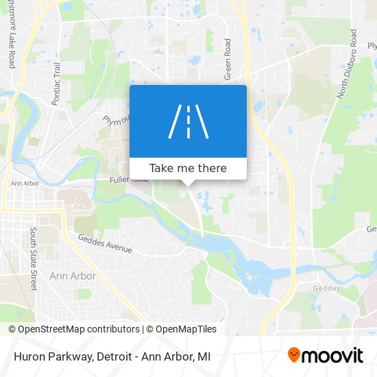 Mapa de Huron Parkway