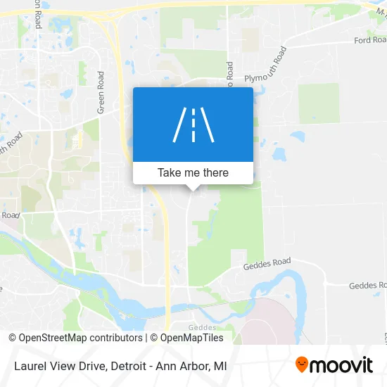 Laurel View Drive map