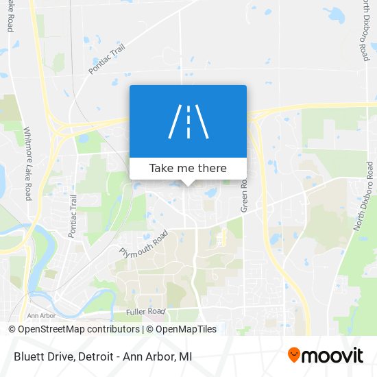 Bluett Drive map