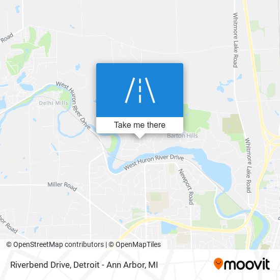 Riverbend Drive map