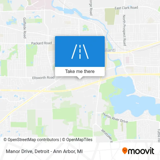 Manor Drive map