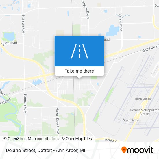 Mapa de Delano Street