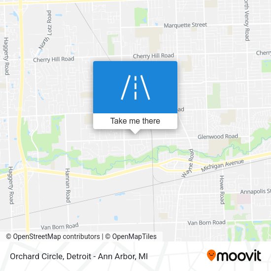 Mapa de Orchard Circle