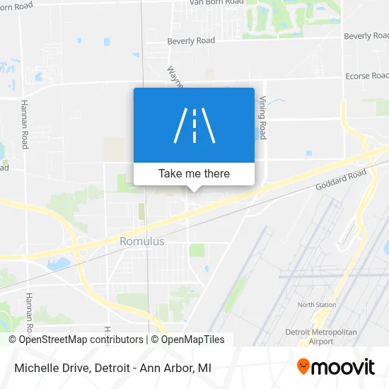 Michelle Drive map