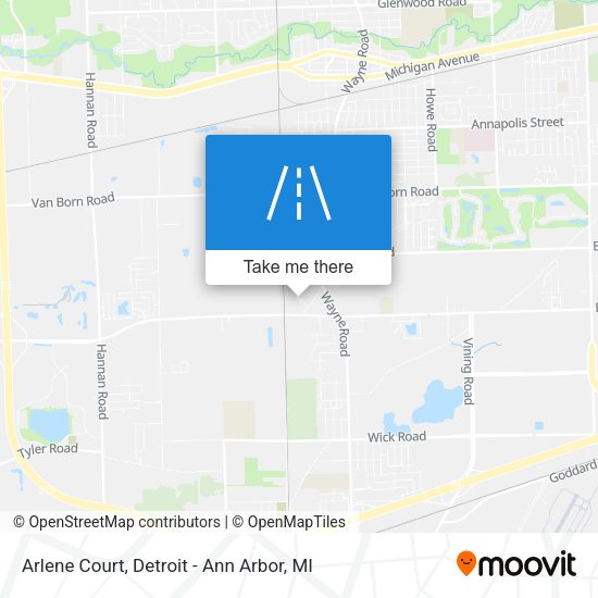 Mapa de Arlene Court