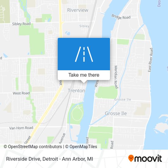 Riverside Drive map