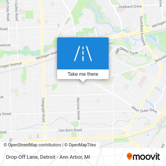 Mapa de Drop-Off Lane